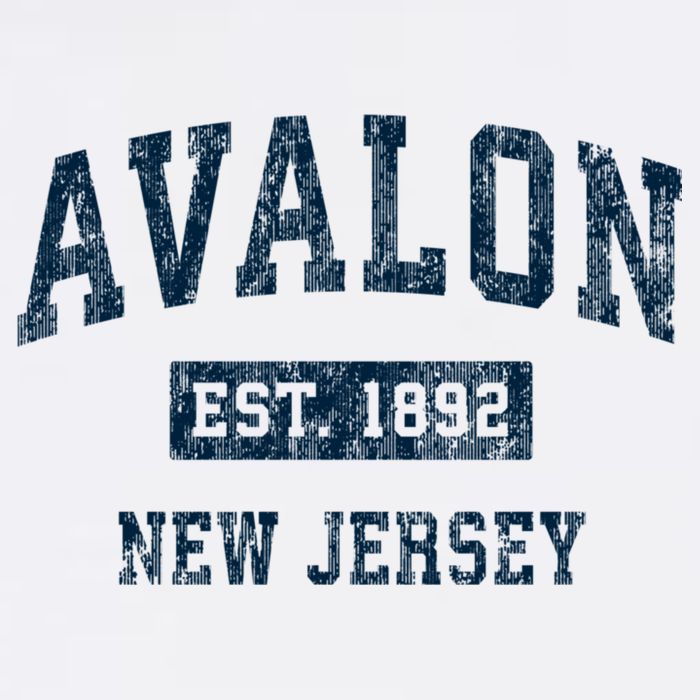 Avalon New Jersey Nj Vintage Sports Kids Hoodie