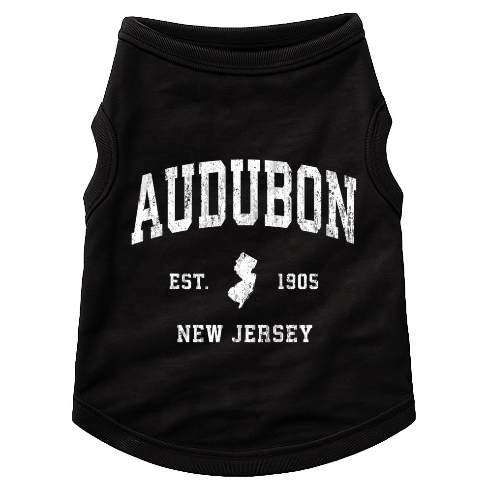 Audubon New Jersey Nj Vintage Athletic Sports Doggie Tank
