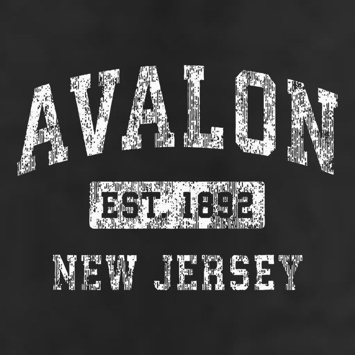 Avalon New Jersey Nj Vintage Established Sports Design Beanie