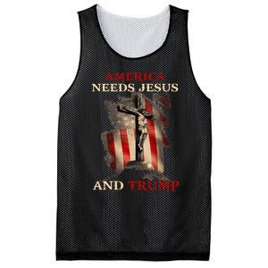 America Needs Jesus And Trump Pro Trump 2024 Mesh Reversible Basketball Jersey Tank