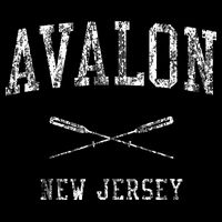 Avalon New Jersey Nj Nautical Sports Cooling Performance Crew T-Shirt