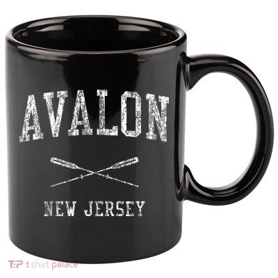 Avalon New Jersey Nj Nautical Sports 11oz C Handle Ceramic Mug