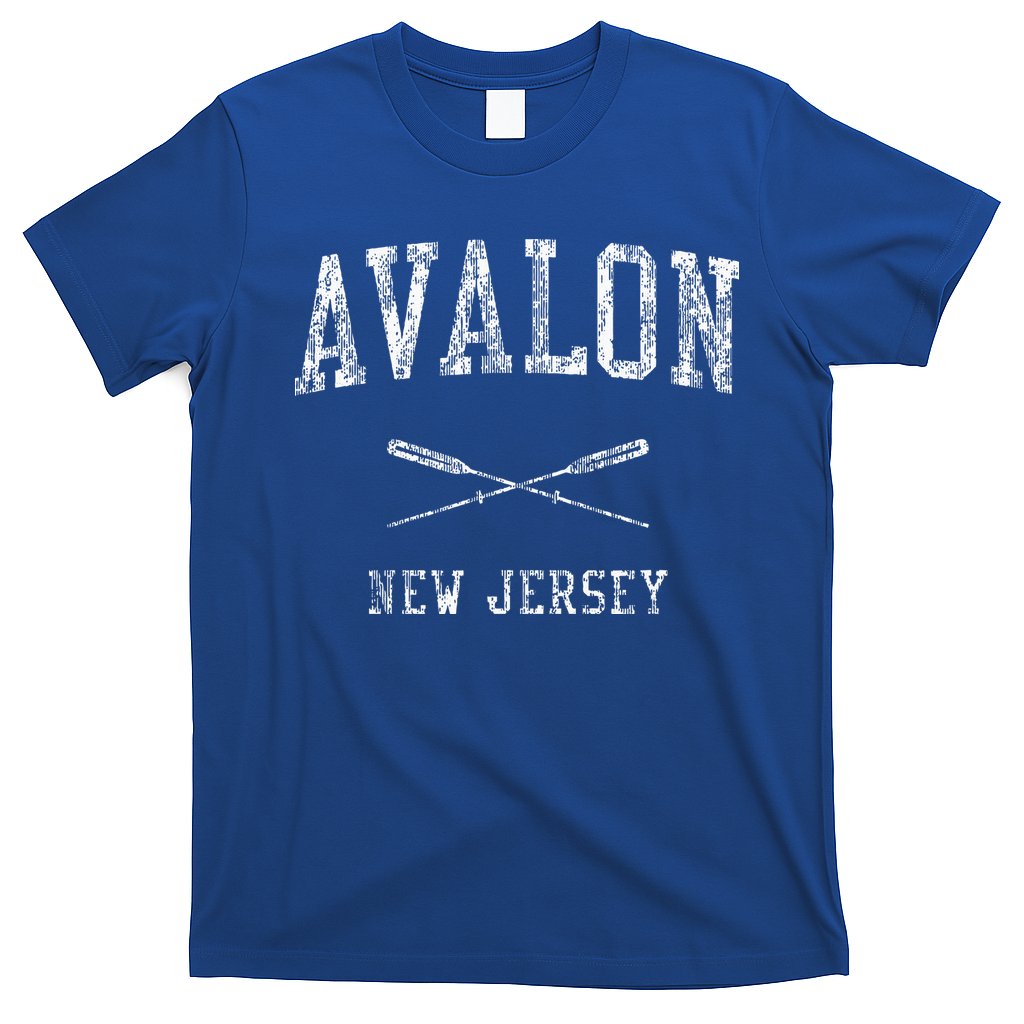Avalon New Jersey Nj Nautical Sports T-Shirt
