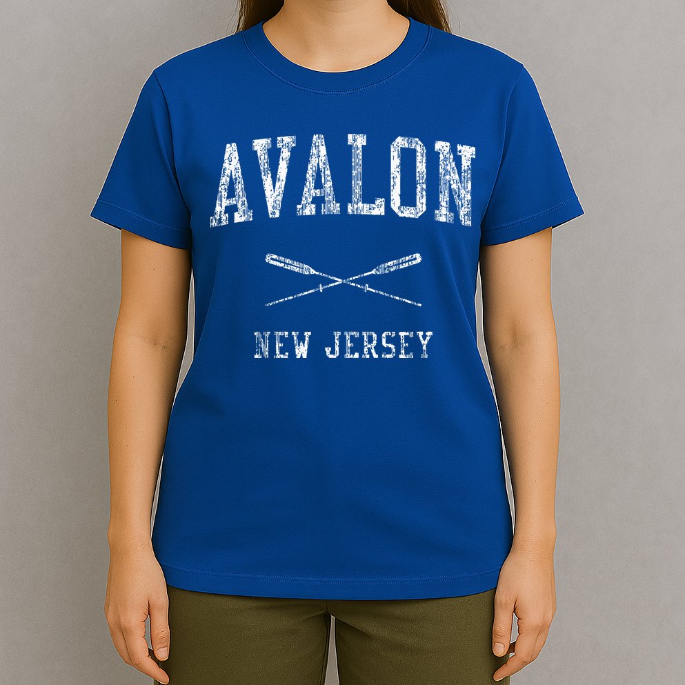 Avalon New Jersey Nj Nautical Sports T-Shirt