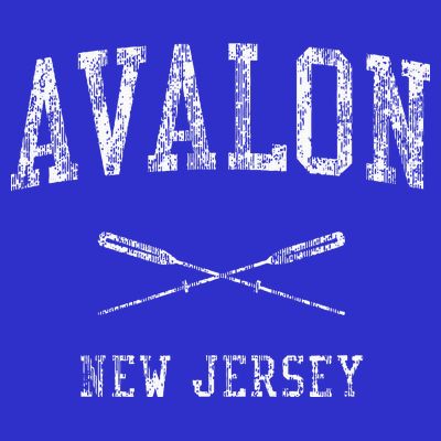 Avalon New Jersey Nj Nautical Sports T-Shirt