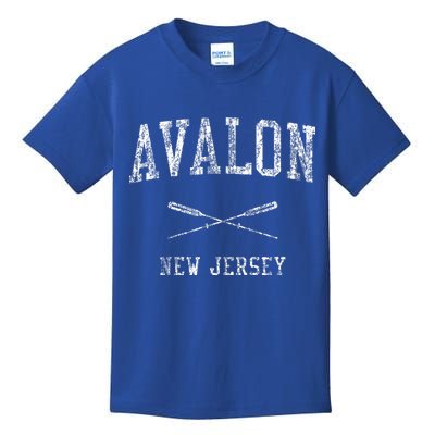 Avalon New Jersey Nj Nautical Sports Kids T-Shirt