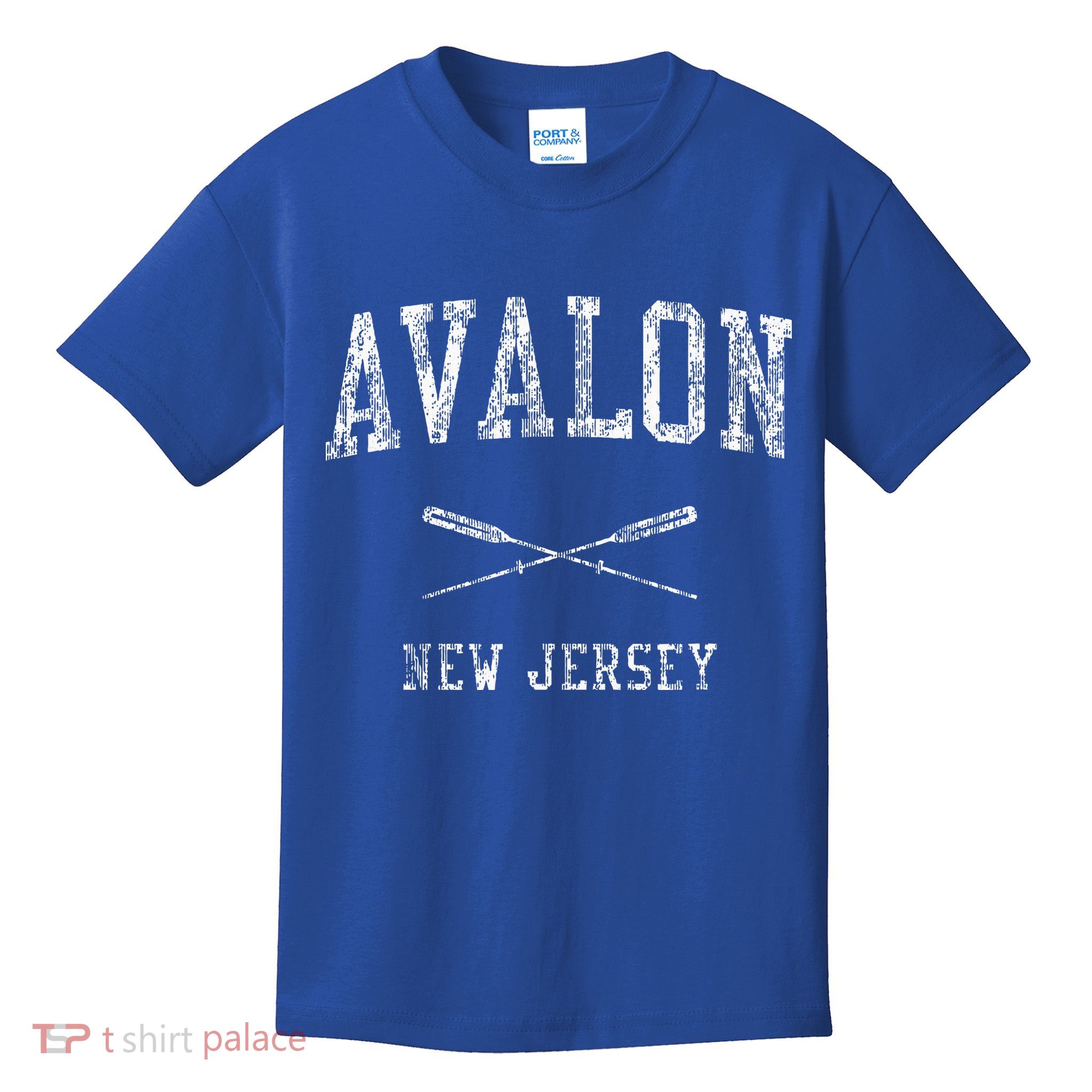 Avalon New Jersey Nj Nautical Sports Kids T-Shirt
