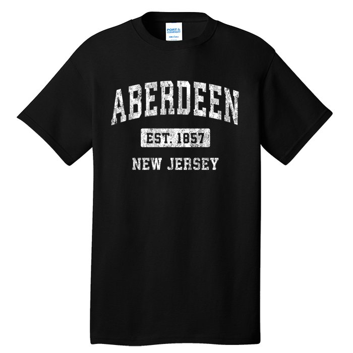 Aberdeen New Jersey Nj Vintage Sports Tall T-Shirt