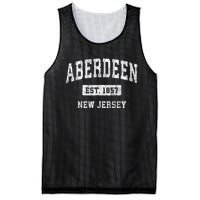 Aberdeen New Jersey Nj Vintage Sports Mesh Reversible Basketball Jersey Tank