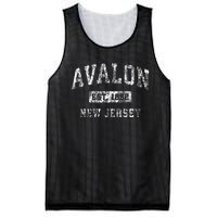 Avalon New Jersey Nj Vintage Established Mesh Reversible Basketball Jersey Tank