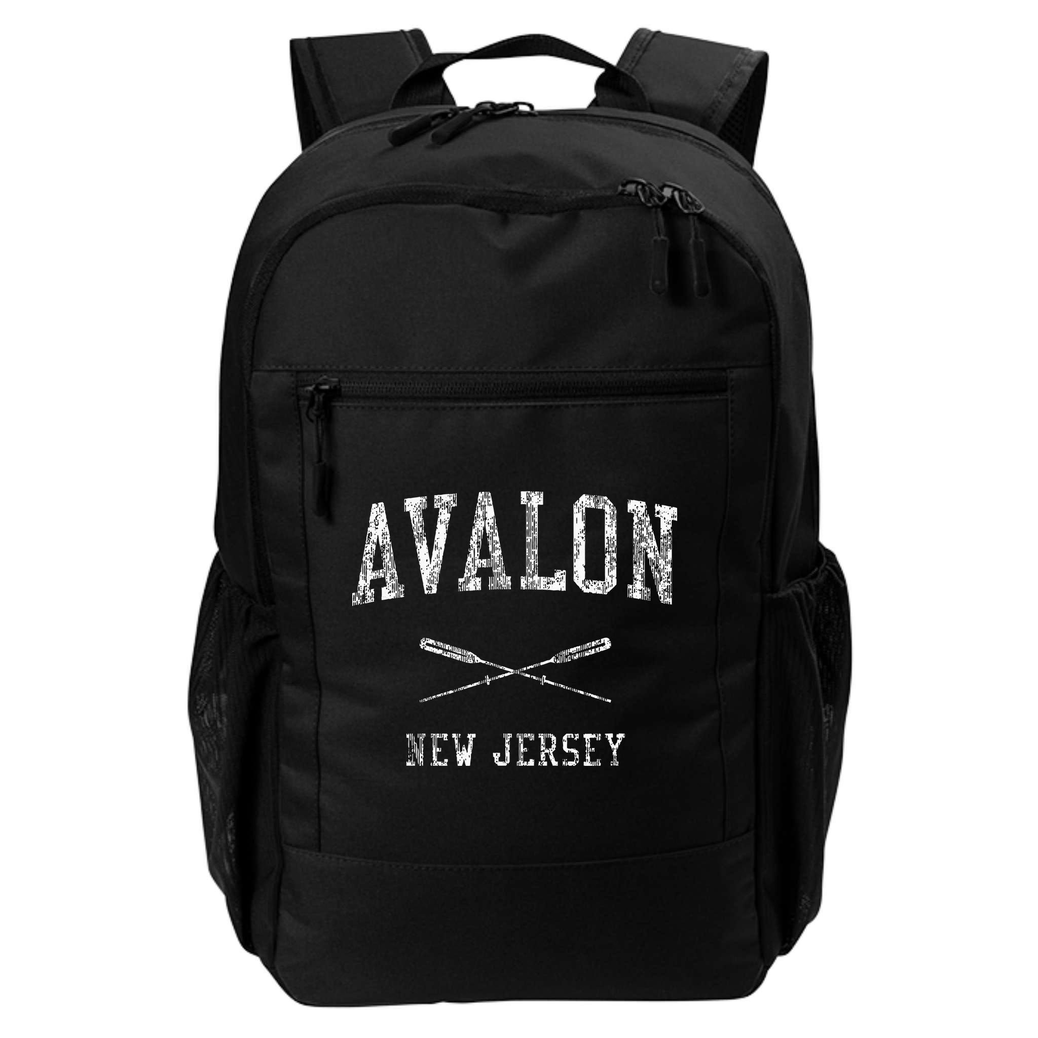 Avalon New Jersey Nj Vintage Nautical Backpack
