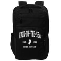 Avonbythesea New Jersey Nj Vintage Athletic Sports Impact Tech Backpack