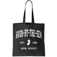 Avonbythesea New Jersey Nj Vintage Athletic Sports Tote Bag