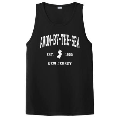 Avonbythesea New Jersey Nj Vintage Athletic Sports PosiCharge Competitor Tank