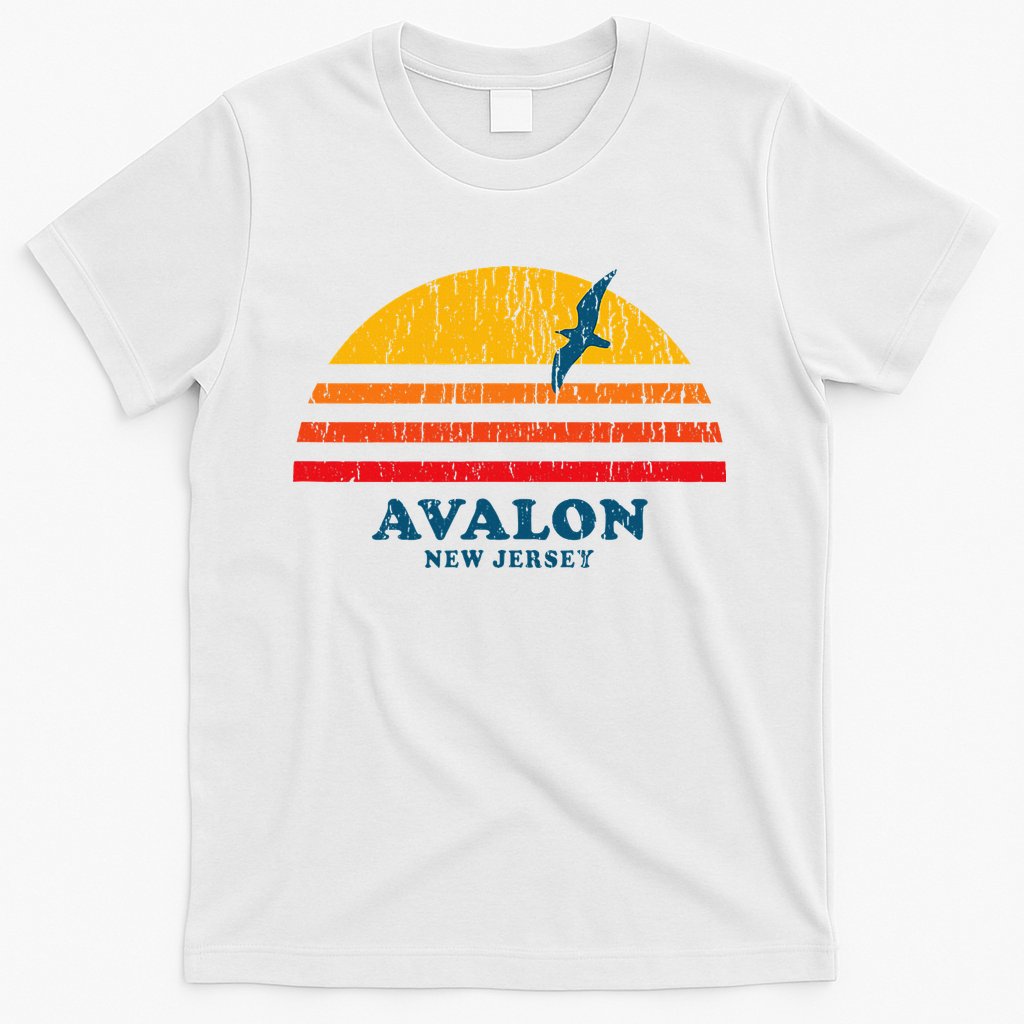 Avalon New Jersey Nj Vintage Casual T-Shirt