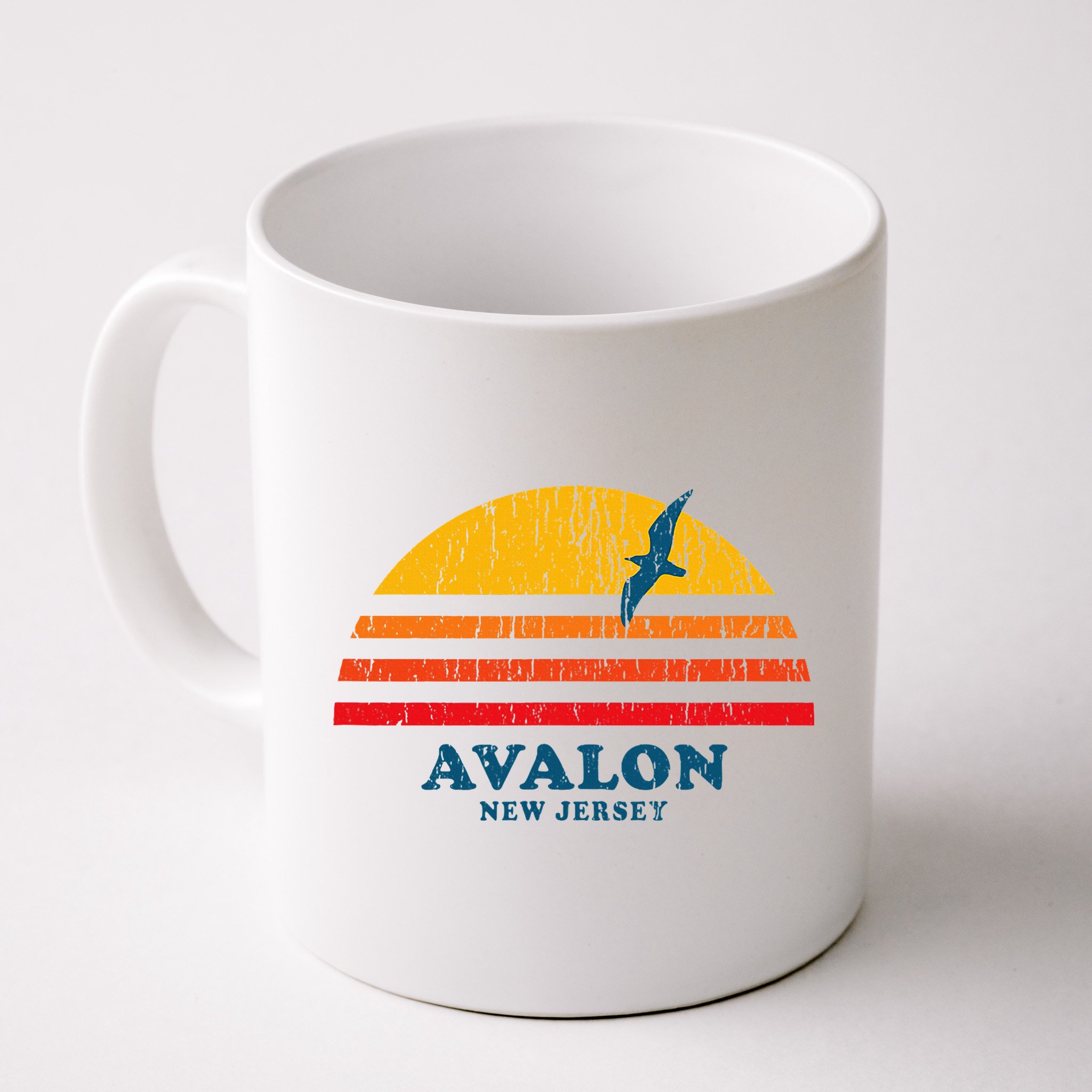 Avalon New Jersey Nj Vintage Casual Mug