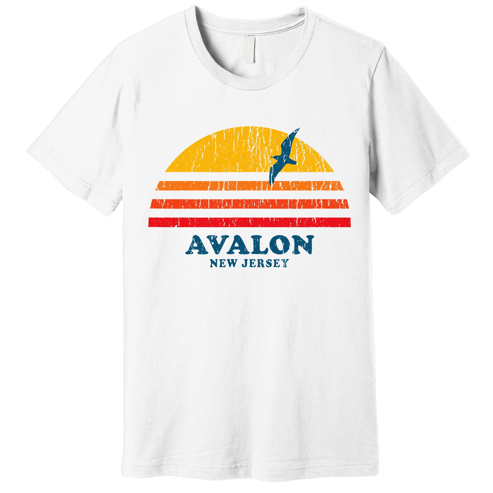 Avalon New Jersey Nj Vintage Casual Premium T-Shirt