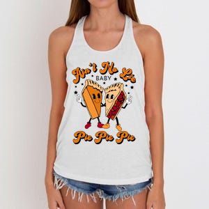 AinT No Lie Baby Pie Pie Pie Retro Thanksgiving Women's Knotted Racerback Tank