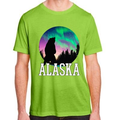 Alaska Nothern Lights Viewing Vacation Adult ChromaSoft Performance T-Shirt