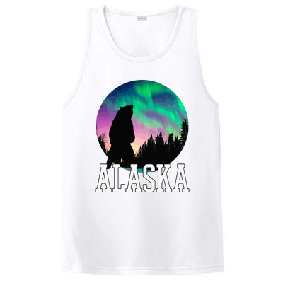 Alaska Nothern Lights Viewing Vacation PosiCharge Competitor Tank