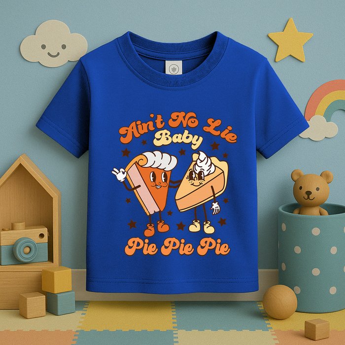 AinT No Lie Baby Pie Pie Pie Thanksgiving Pumpkin Pie Toddler T-Shirt
