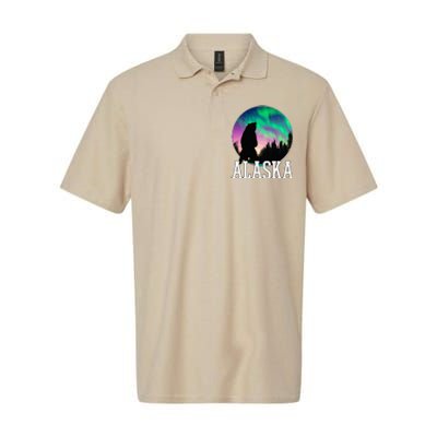 Alaska Nothern Lights Viewing Vacation Softstyle Adult Sport Polo