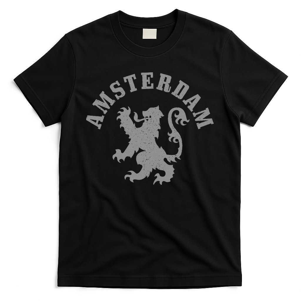 Amsterdam Netherlands Lion Dutch Holland Vintage Amsterdam T-Shirt