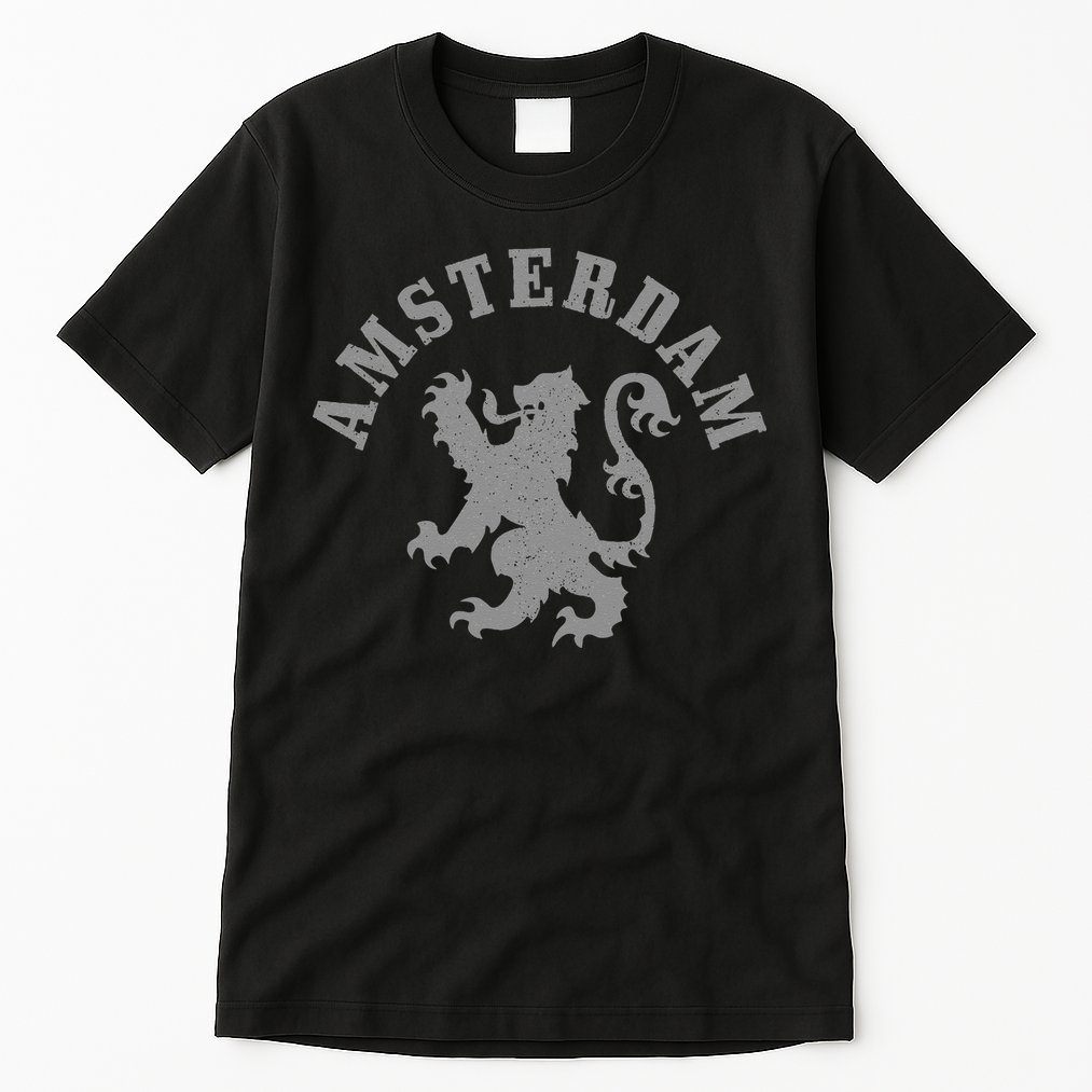 Amsterdam Netherlands Lion Dutch Holland Vintage Amsterdam Tall T-Shirt