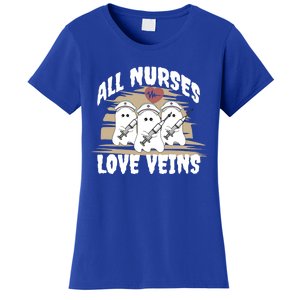 All Nurses Love Veins Vampire Gift Women's T-Shirt