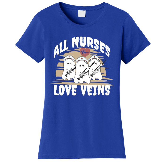 All Nurses Love Veins Vampire Gift Women's T-Shirt