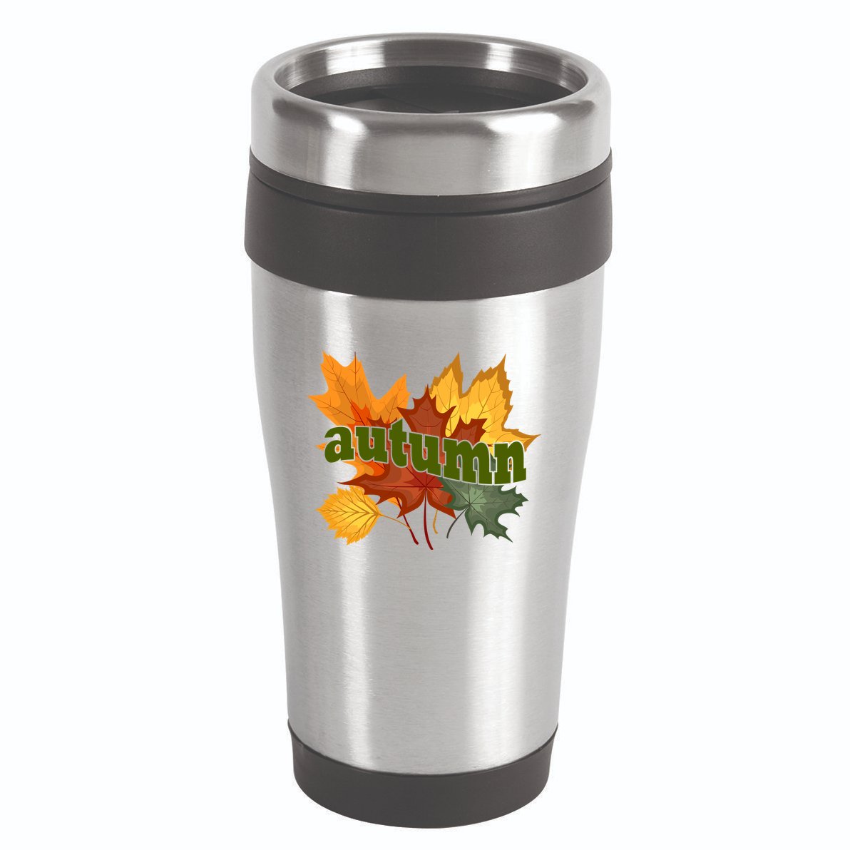 Autumn Nature Leaves 16oz Travel Tumbler