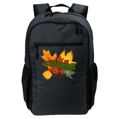 Autumn Nature Leaves Daily Commute Backpack