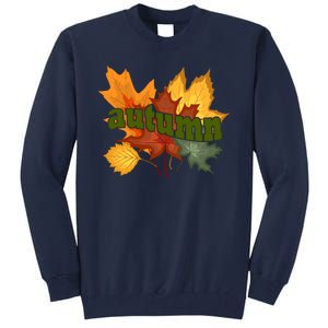 Autumn Nature Leaves Tall Sweatshirt