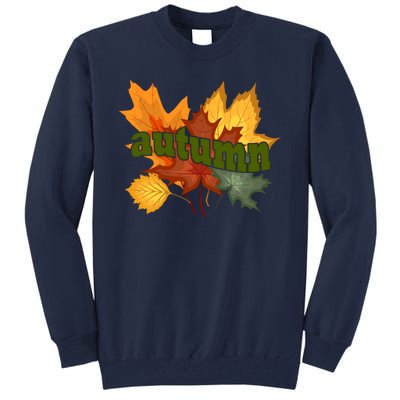 Autumn Nature Leaves Tall Sweatshirt