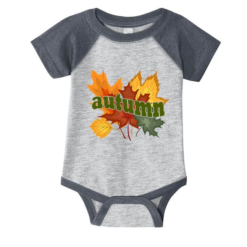 Autumn Nature Leaves Infant Baby Jersey Bodysuit