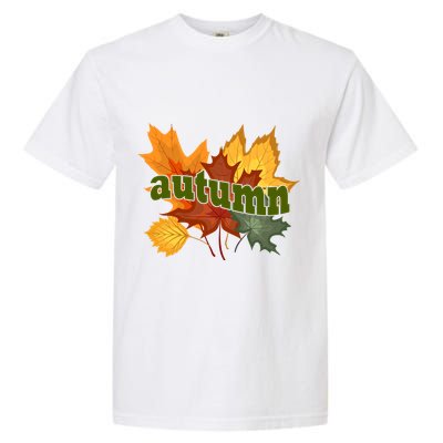 Autumn Nature Leaves Garment-Dyed Heavyweight T-Shirt