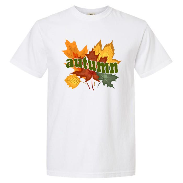 Autumn Nature Leaves Garment-Dyed Heavyweight T-Shirt