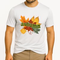 Autumn Nature Leaves Cooling Performance Crew T-Shirt