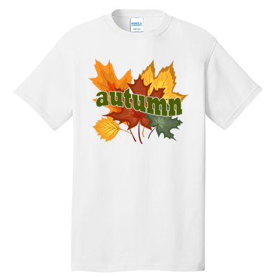 Autumn Nature Leaves Tall T-Shirt