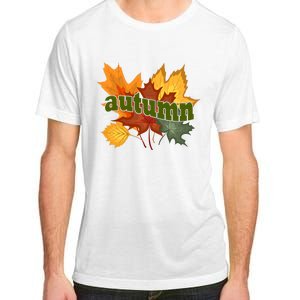 Autumn Nature Leaves Adult ChromaSoft Performance T-Shirt