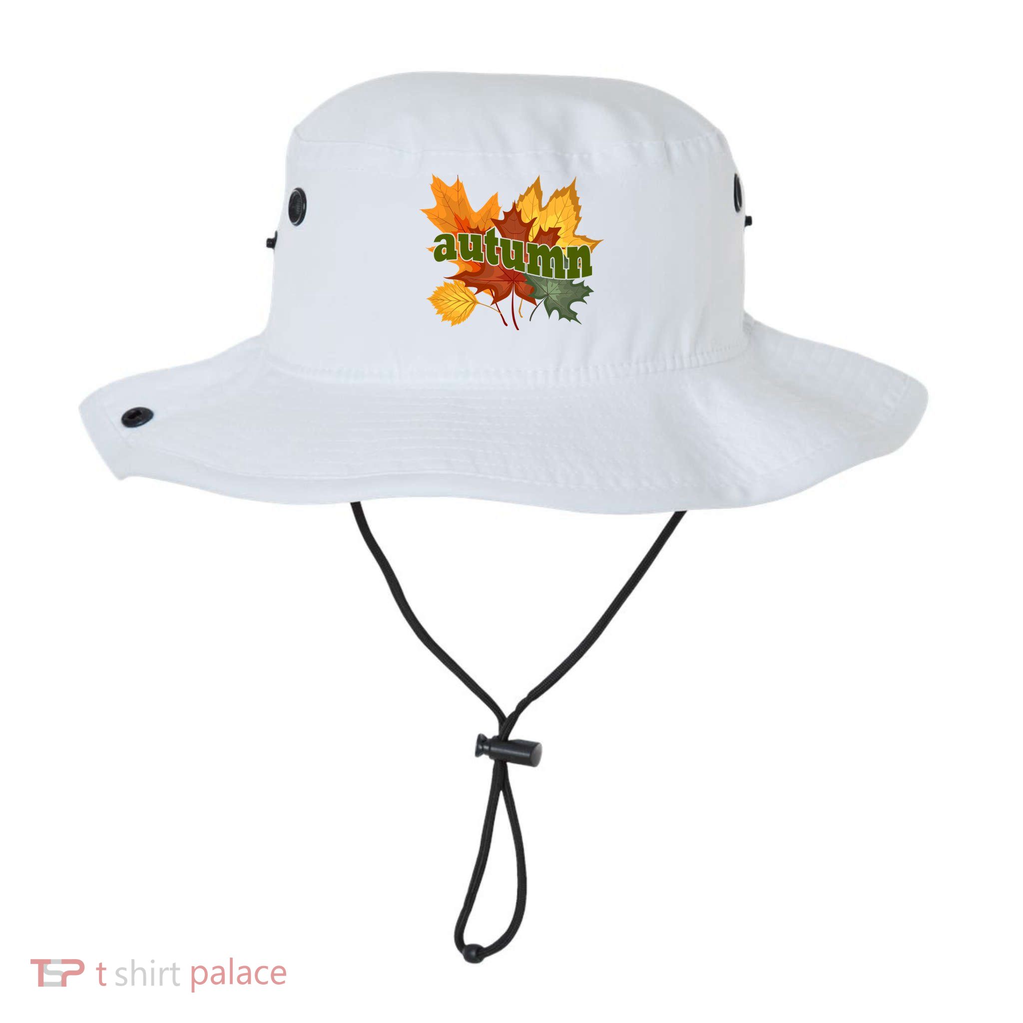 Autumn Nature Leaves Bucket Hat