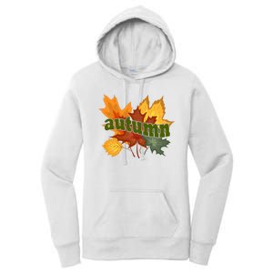 Autumn Nature Leaves Women's Pullover Hoodie