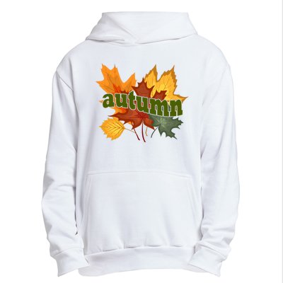 Autumn Nature Leaves Urban Pullover Hoodie