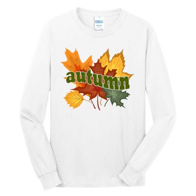 Autumn Nature Leaves Tall Long Sleeve T-Shirt