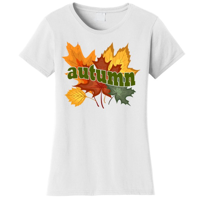 Autumn Nature Leaves Women's T-Shirt