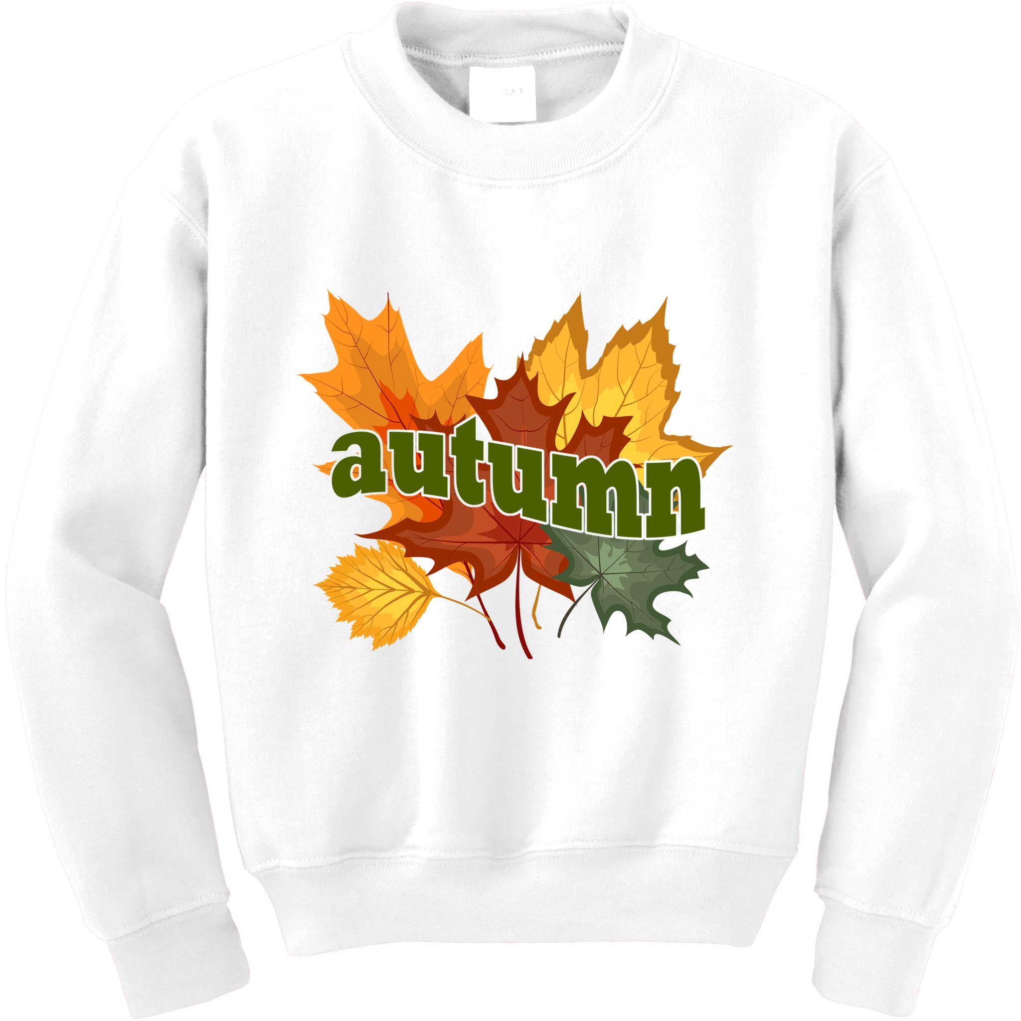 Autumn Nature Leaves Kids Sweatshirt