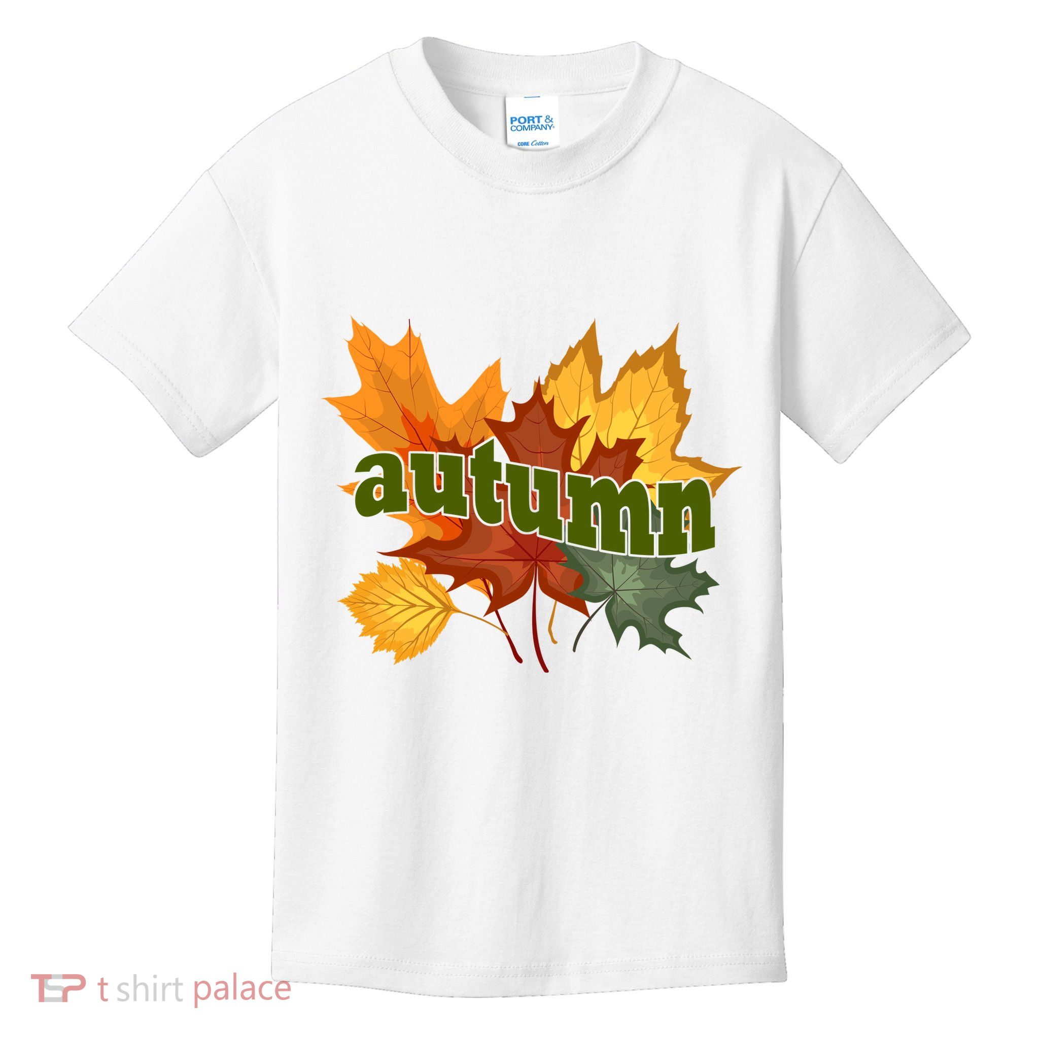 Autumn Nature Leaves Kids T-Shirt