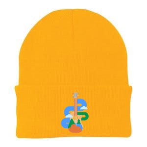 Abstract Nature Lover Guitar Knit Cap Winter Beanie