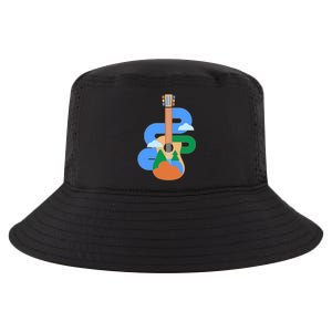 Abstract Nature Lover Guitar Cool Comfort Performance Bucket Hat