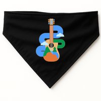 Abstract Nature Lover Guitar USA-Made Doggie Bandana